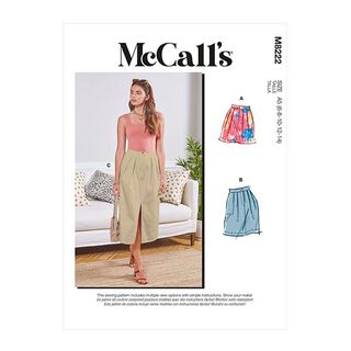 Pouzdrová sukně, McCall´s 8222 | 32-40, 