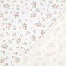 GOTS Mušelín / dvojitá mačkaná tkanina Roztomilé kytičky  | Poppy Fabrics – slonová kost/oranžová,  thumbnail number 4