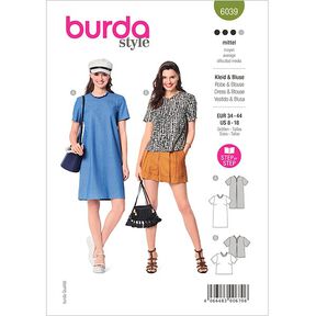 šaty/blůza | Burda 6039 | 34-44, 