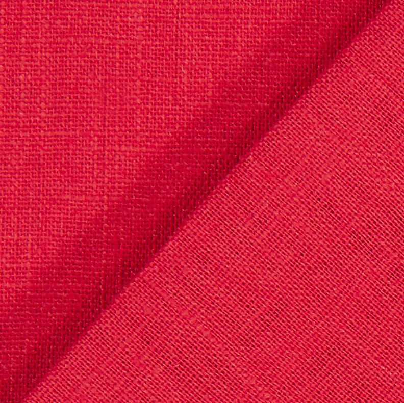 Lněná látka Ramie mix medium – červená, image number 2