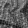 Dekorační látka Plátno Kaleidoskop – černá/bílá,  thumbnail number 2