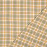 Mušelín / dvojitá mačkaná tkanina Károvaná | Poppy Fabrics – kari žlutá/šalvějová,  thumbnail number 4