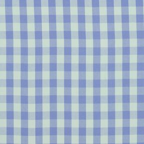 Bavlněný popelín Károvaná | Poppy Fabrics – světle mátová/šeříková, 