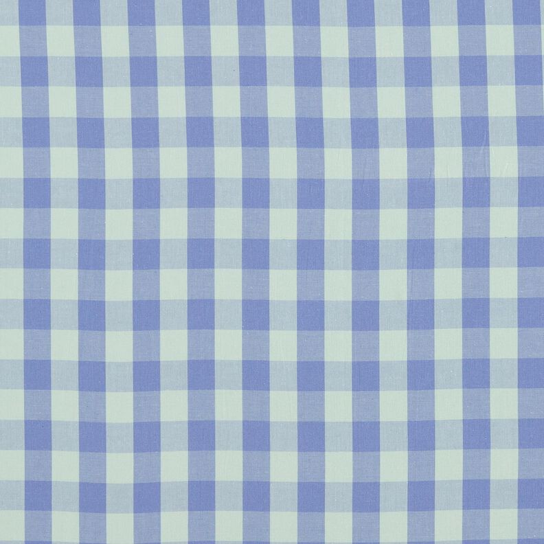 Bavlněný popelín Károvaná | Poppy Fabrics – světle mátová/šeříková,  image number 1