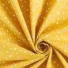 Bavlněný popelín Nepravidelné hvězdy – hořčicove žlutá,  thumbnail number 3
