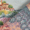 Dekorační panel Gobelín Rozkvetlá krajina – karmínově červená/světle béžová,  thumbnail number 4