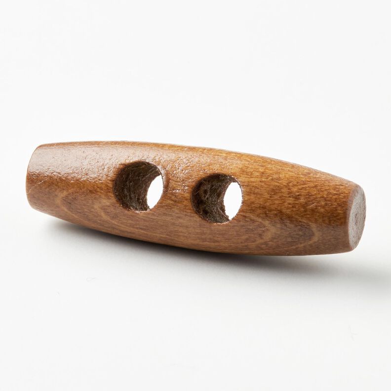 Dřevěný přepínací knoflík [40 mm] – karamelová,  image number 2