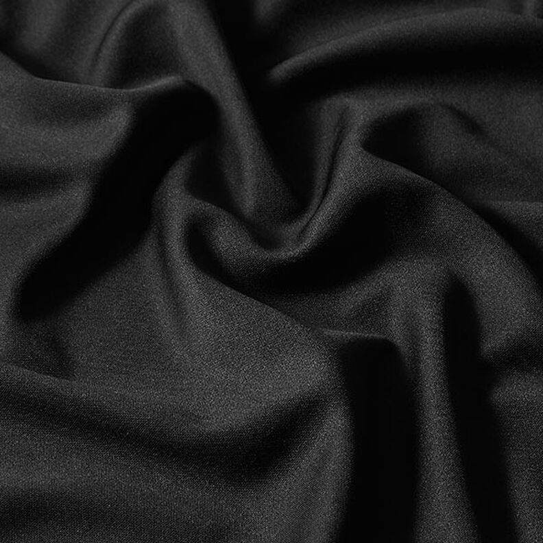 Lehký krepový materiál scuba – černá,  image number 2