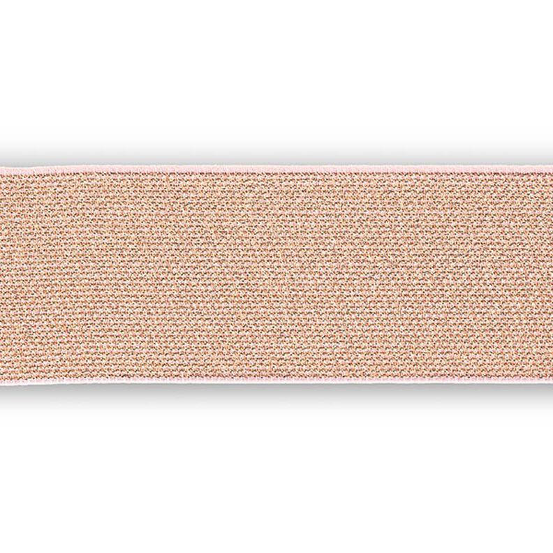 Gumová stuha Color Elastic [50 mm] – růžově zlatá | Prym,  image number 1