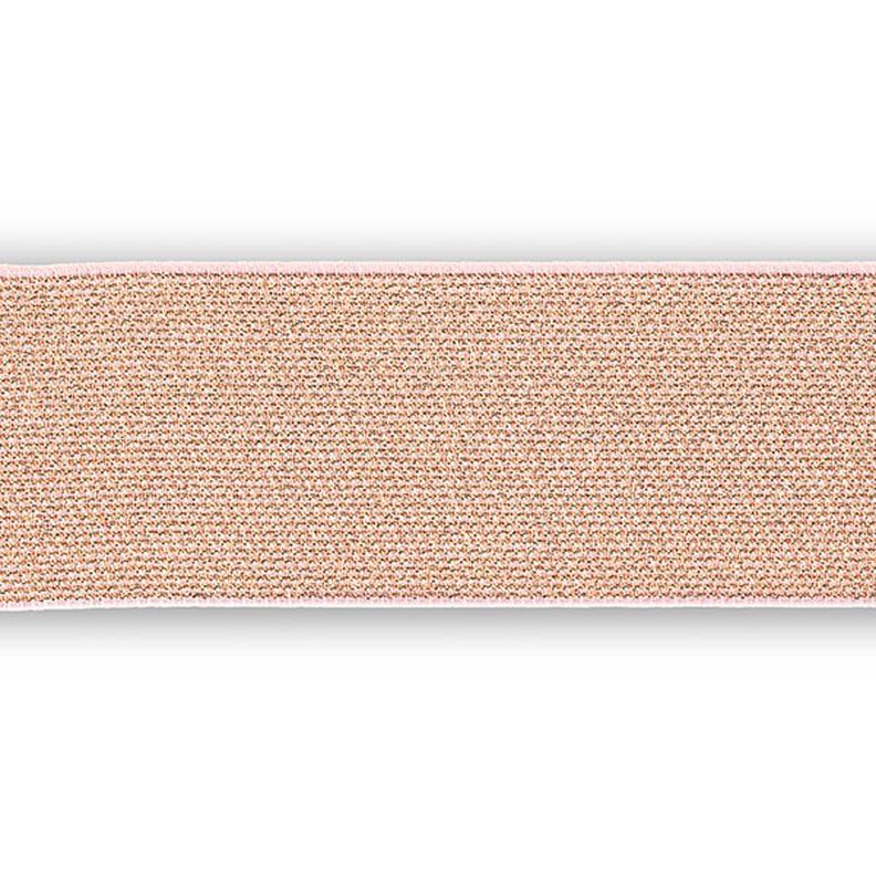 Gumová stuha Color Elastic [50 mm] – růžově zlatá | Prym,  image number 1