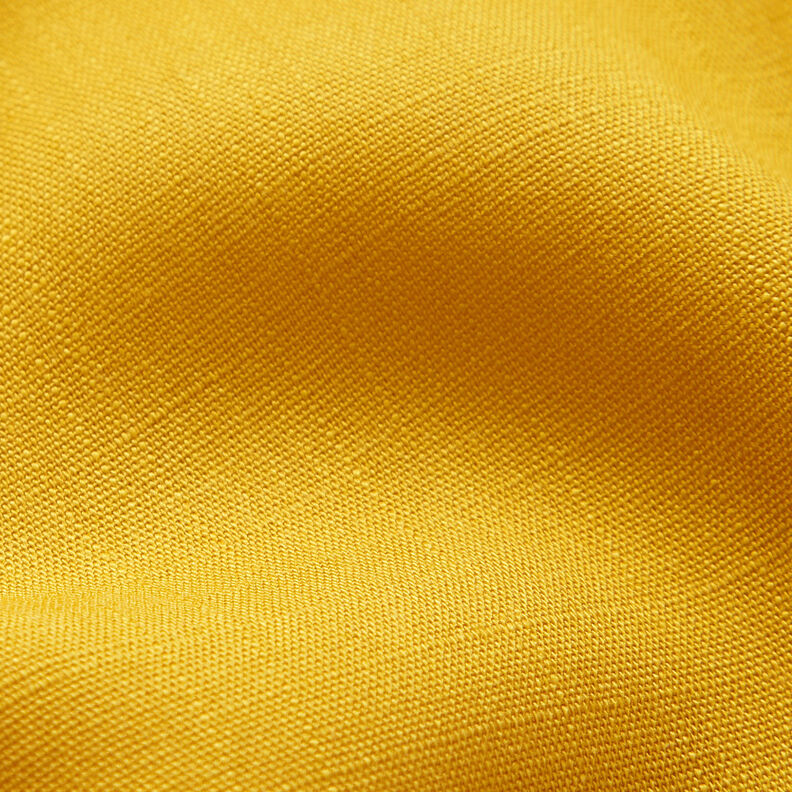 Viskózová tkanina lněný vzhled – kari žlutá,  image number 3