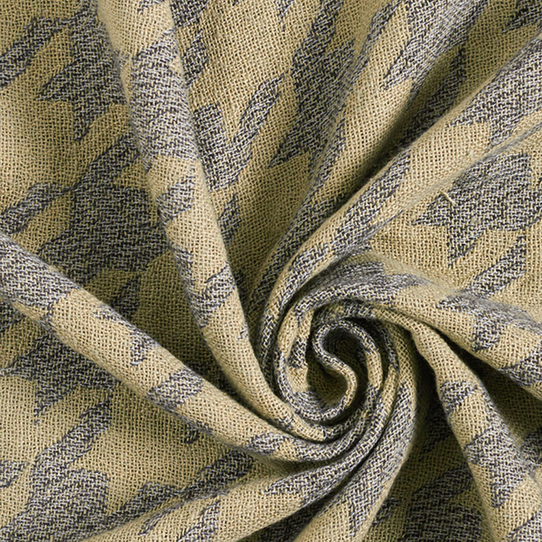 Dvojitá tkanina Velká kohoutí stopa – taupe/břidlicově šedá,  image number 3