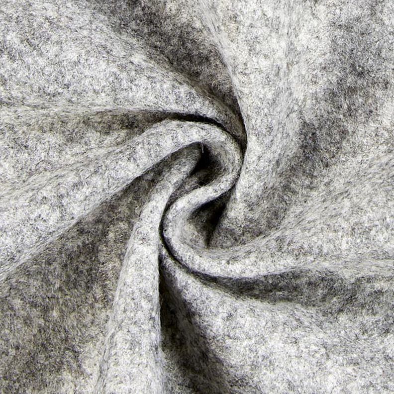 Plsť 90 cm / tloušťka 1 mm Melír – šedá,  image number 2