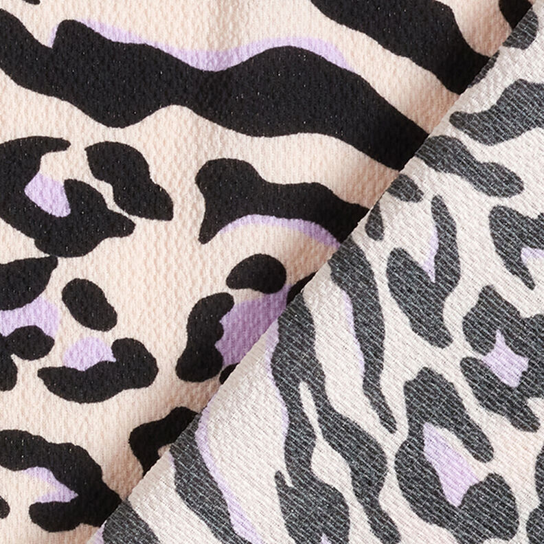 Lehká krepová tkanina zebra – rose,  image number 4