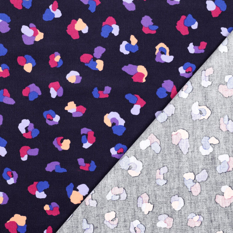 Dětský manšestr Barevné leopardí skvrny | Poppy Fabrics – namornicka modr,  image number 4