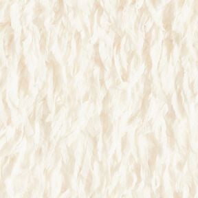 Umělá kožešina Jednobarevná péřová tkanina | Katia Fabrics – bílá, 