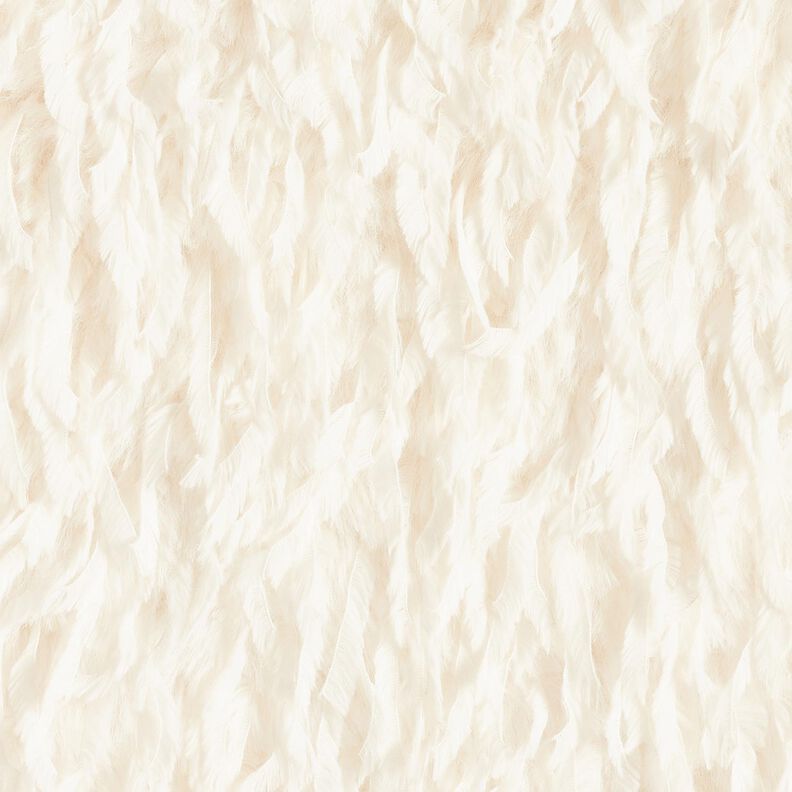 Umělá kožešina Jednobarevná péřová tkanina | Katia Fabrics – bílá, image number 1