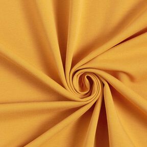 Lehké francouzské froté jednobarevné – kari žlutá, 