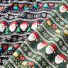 French Terry Ho! Ho! Ho! – tmavá borovice,  thumbnail number 5