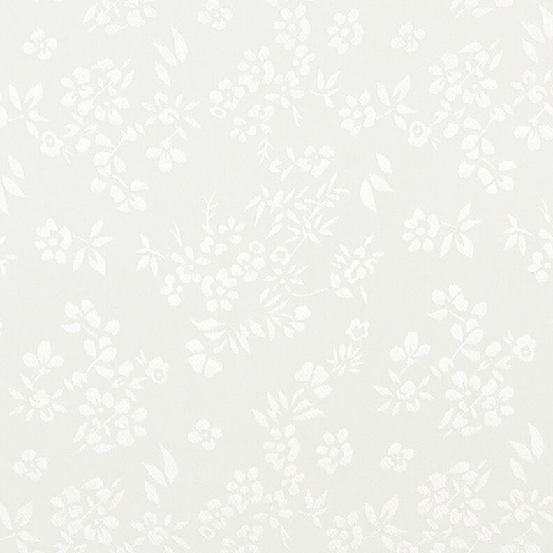 Saténová podšívka květiny – bílá,  image number 1