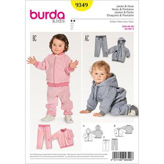 Bundička pro miminka | bluzon | kalhotky, Burda 9349 | 68 - 98, 