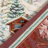 Dekorační panel Gobelín Sněhulák – karmínově červená/světle béžová,  thumbnail number 4