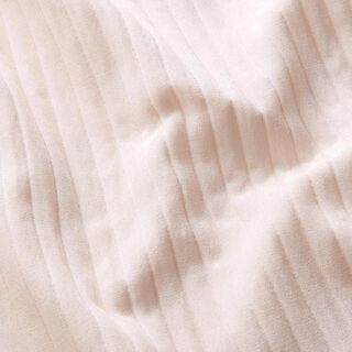 Strečový žakár 3D pruhy | Fibre Mood – vlněná bílá, 