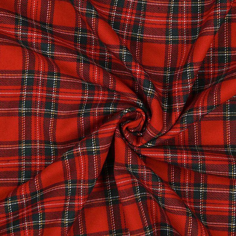 Skotská kostka tartan – kostka malá – červená,  image number 2