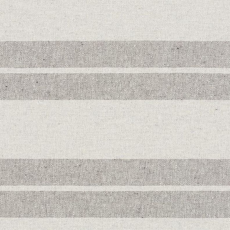 Dekorační látka plátno Mix proužků, recyklovaná – šedá,  image number 1