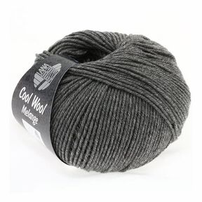 Cool Wool Melange, 50g | Lana Grossa – tmavě šedá, 