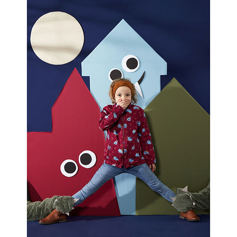 Bavlněný žerzej Medium jednobarevný – červená,  image number 10