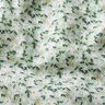Organická bavlna popelín jemné květy – světle mátová,  thumbnail number 2