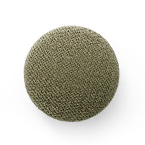 Potažený knoflík, Bi-Stretch Gabardén – olivová, 