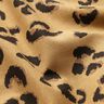 Dekorační látka Polopanama Leopardí vzor – mocca/černá,  thumbnail number 2