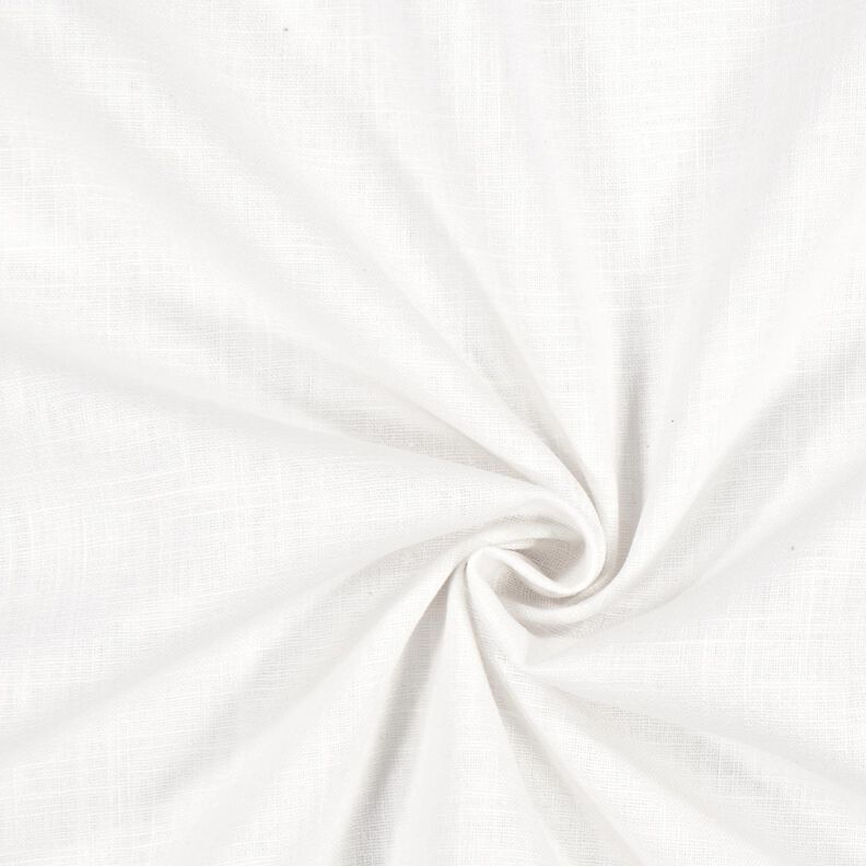 Lněná látka Ramie mix medium – bílá,  image number 1