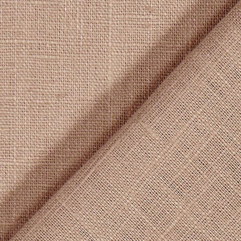 Lněná látka Ramie mix medium – taupe (šedohnědá),  image number 3
