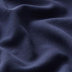 Bavlněný žerzej Piké jemné – namornicka modr | Zbytek 50cm, 