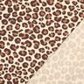 Teplákovina počesaná Leopard | Poppy Fabrics – kremová/tmavě hnědá,  thumbnail number 4