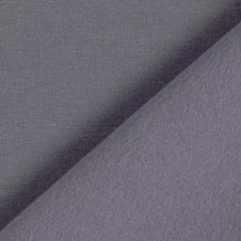 Lehká bavlněná teplákovina jednobarevná – černomodrá,  image number 5