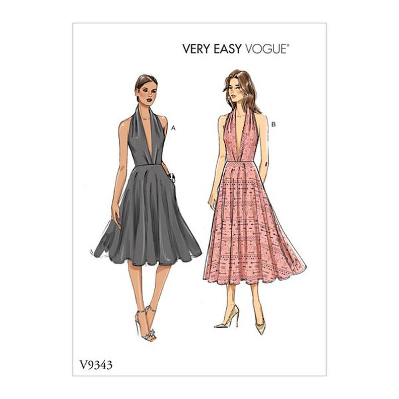 Šaty, Vogue 9343 | 32 - 40,  image number 1