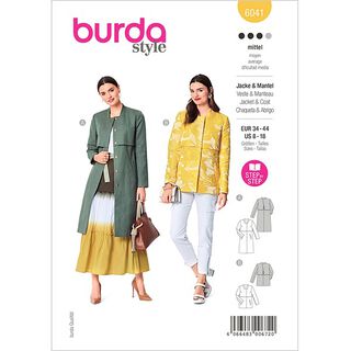 Plášť / Bunda, Burda 6041 | 34 - 44, 