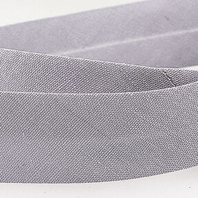 Šikmý proužek Polycotton [20 mm] – světle šedá, 