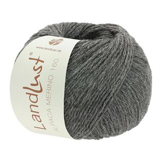 LANDLUST Alpaca Merino 160, 50g | Lana Grossa – tmavě šedá, 