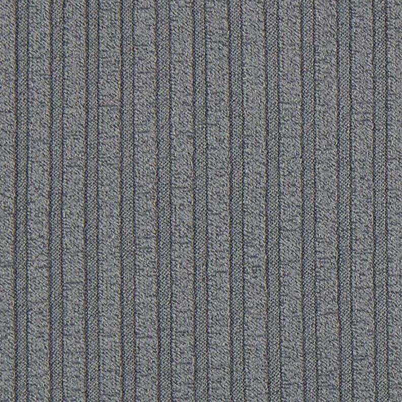 Žebrovaná pletenina – šedá,  image number 1