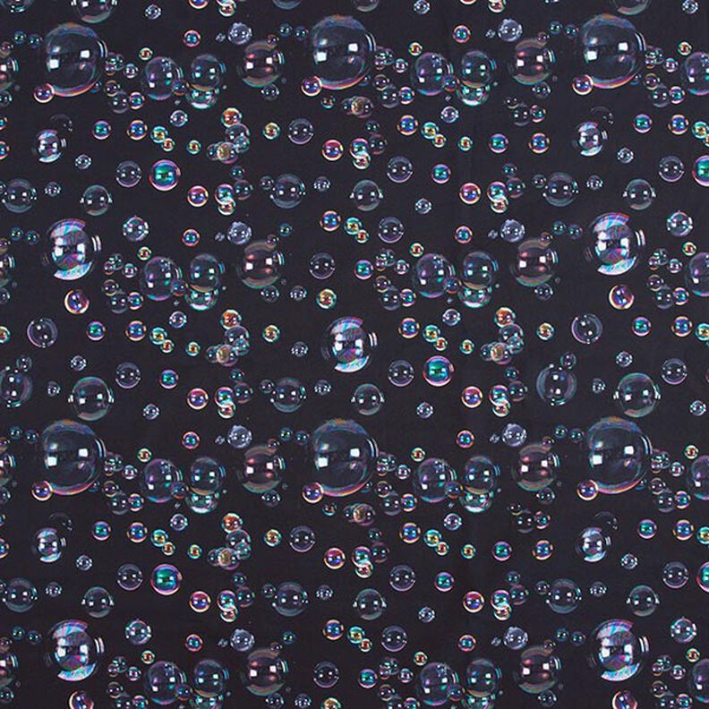 Softshell Mýdlové bubliny digitální potisk – černomodrá,  image number 1