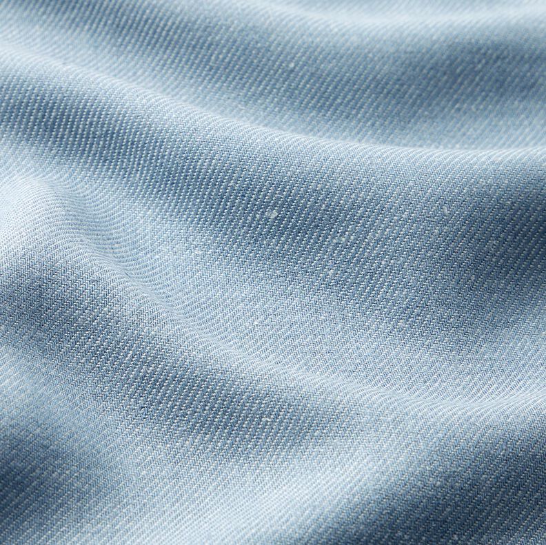 Viskózový lněný kepr – světle modra,  image number 2