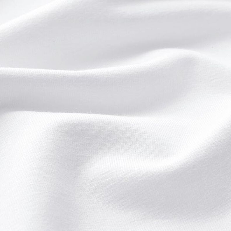 Lehké francouzské froté jednobarevné – bílá,  image number 4