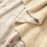 Stretchový velur s podšívkou ze sherpy, jemné květiny | Katia Fabrics – přírodni,  thumbnail number 2