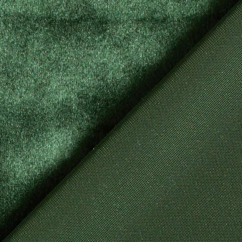 Dekorační látka sametová – tmavě zelená,  image number 3