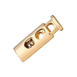 Brzdička na šňůrku [ Ø 5 mm ] – zlatá kovový, 